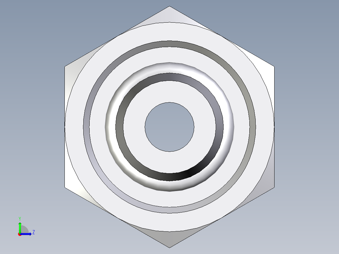 卡套式工业通用硬管接头EO_Distance_piece_adapter_DA08L71左视图