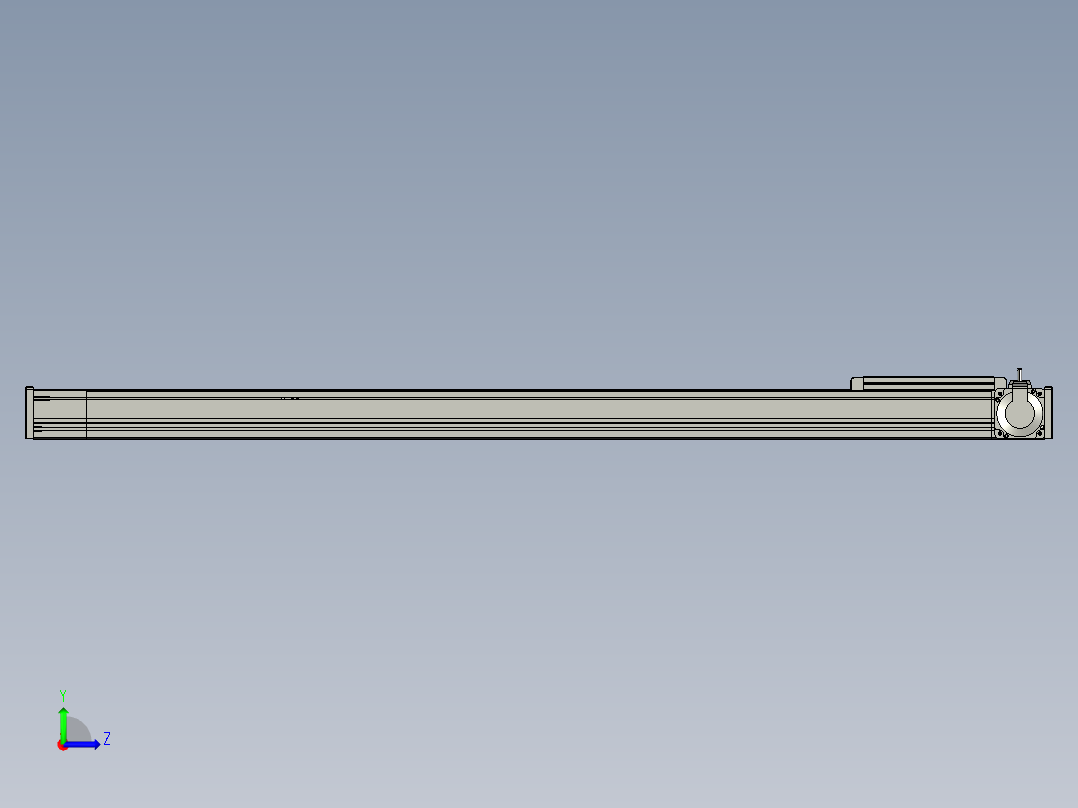 欧规系列-LB8-L150-S1250-BR-ZP75-C3左视图
