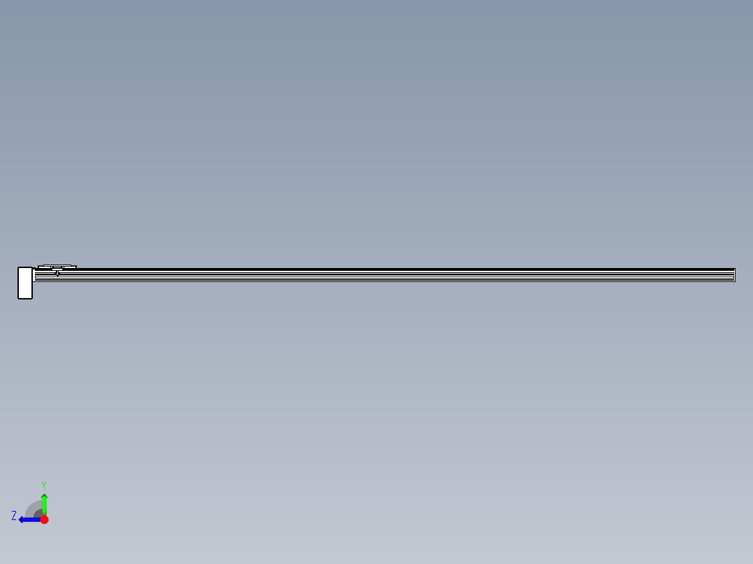 同步带全封闭直线模组TPA-HCB-14D-120-L3050-RP-C-P40-N3右视图