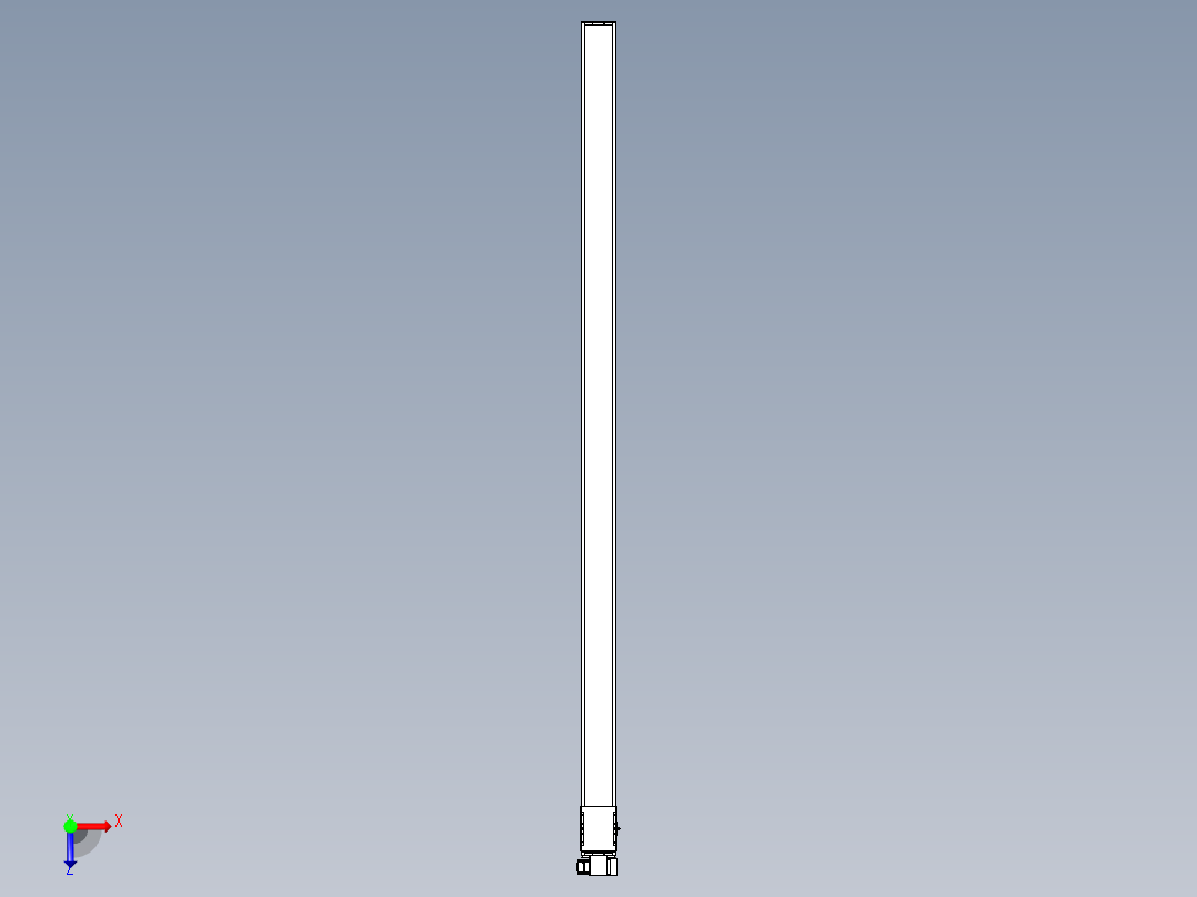 同步带全封闭直线模组TPA-HCB-14D-120-L3050-RP-C-P40-N3俯视图