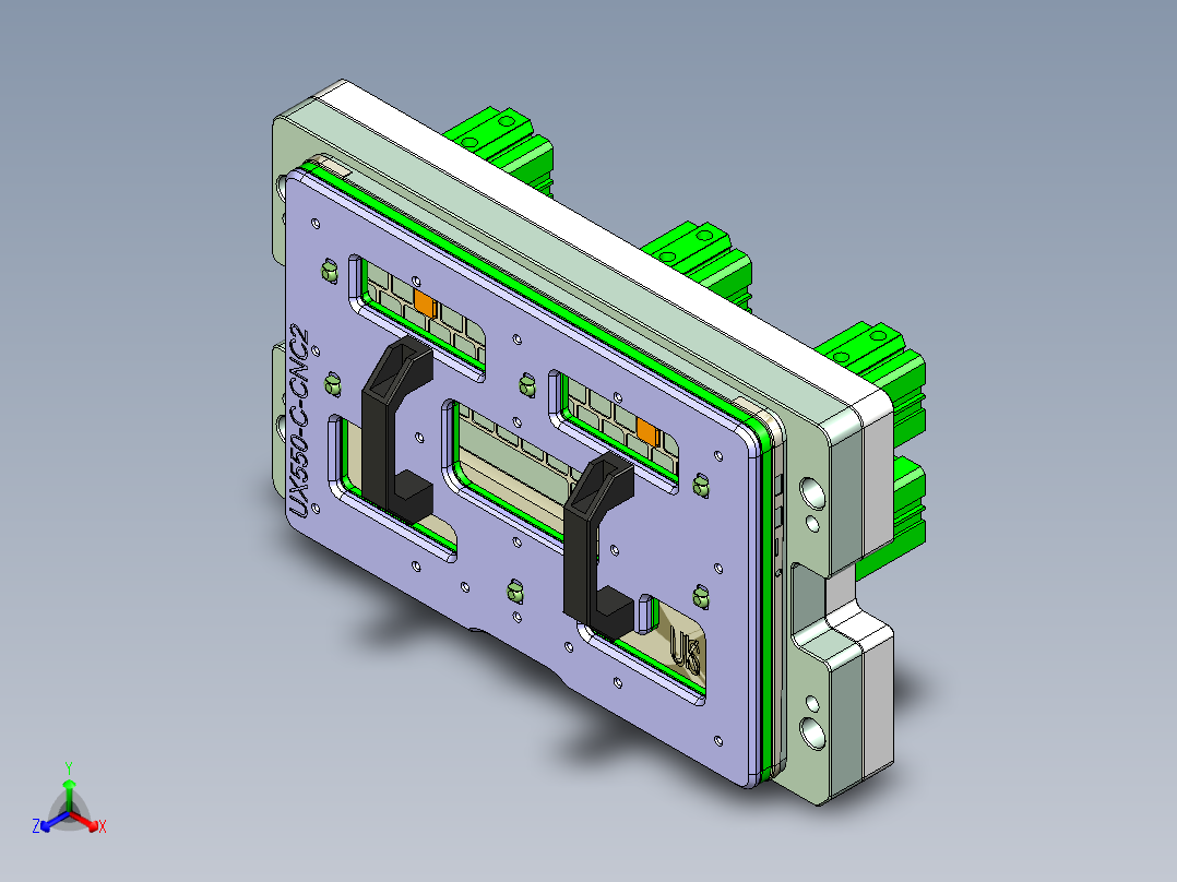 UX550-C-CNC2-1206正等轴测图