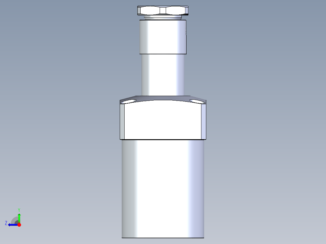 KOSMEKLHA1050-SL-Q35多系列多零件图纸模型右视图
