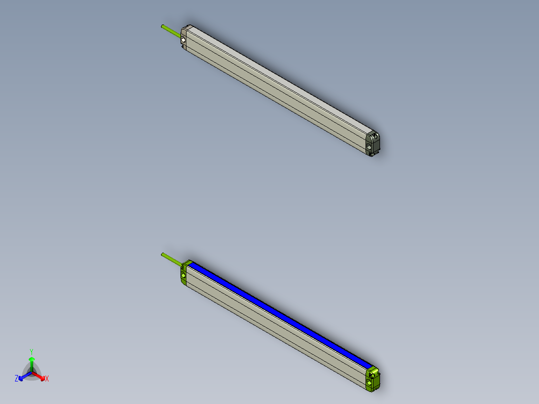 安全_区域传感器H2TLS1420_3D主视图