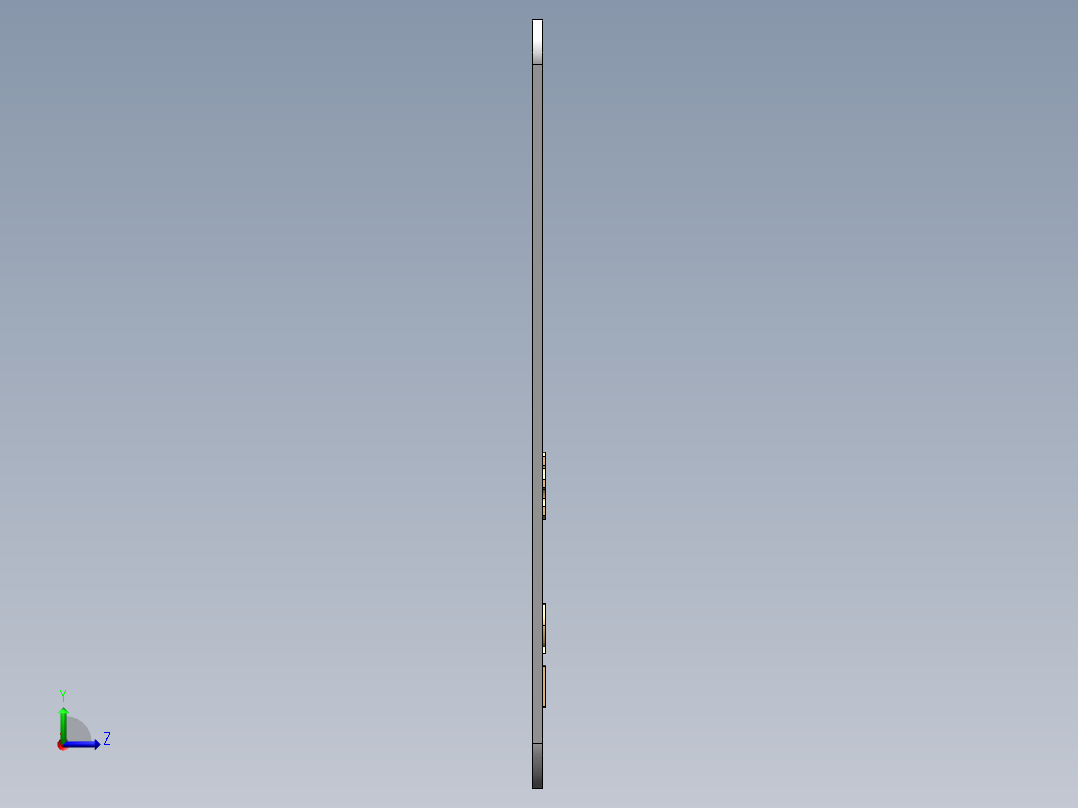 信用卡设计左视图