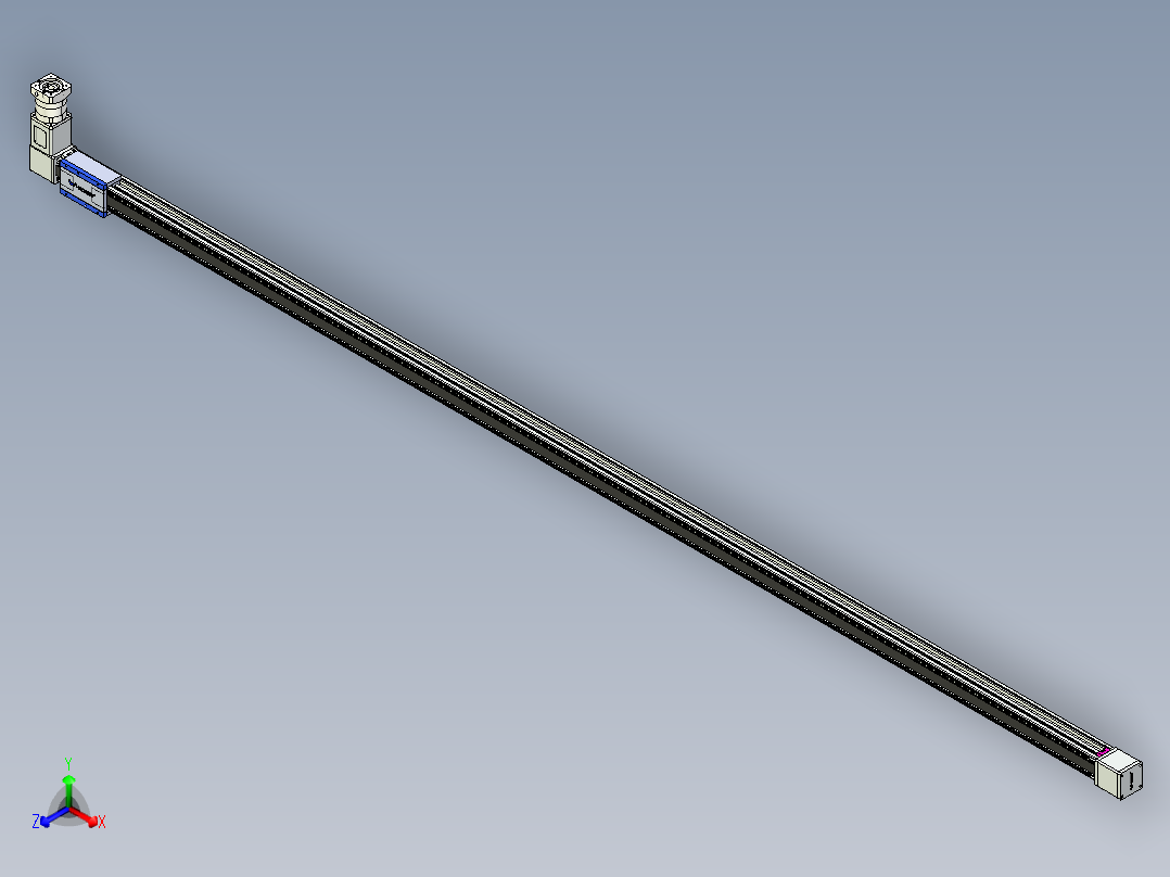 威洛博LB.GB同步带传动--欧规系列GB8-L192-S4050-BR-P75-K主视图