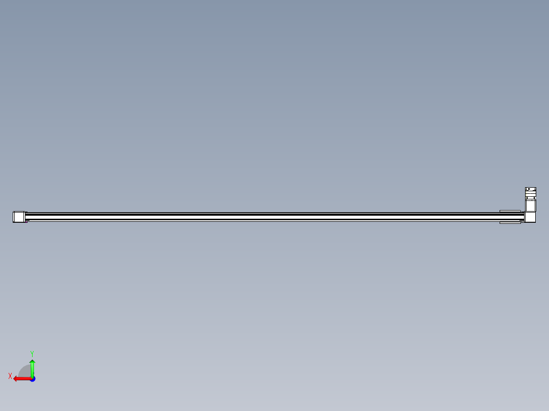 威洛博LB.GB同步带传动--欧规系列GB8-L192-S4050-BR-P75-K后视图