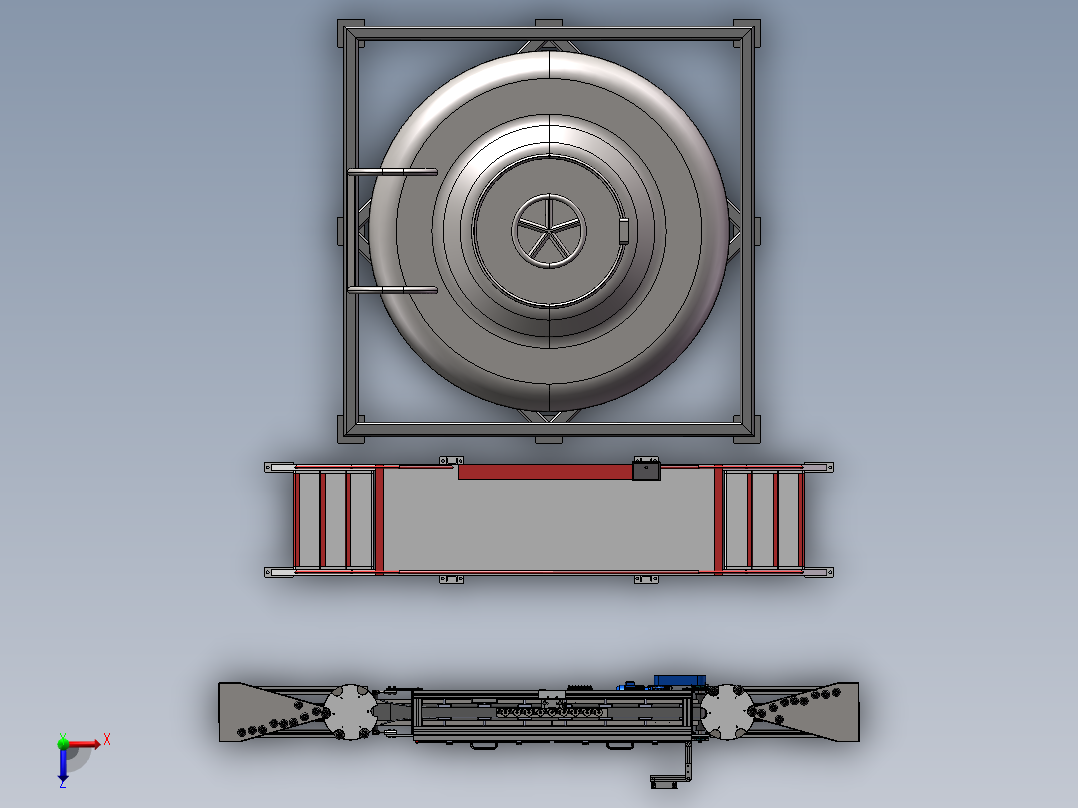全自动啤酒灌装线 sw19可编辑俯视图