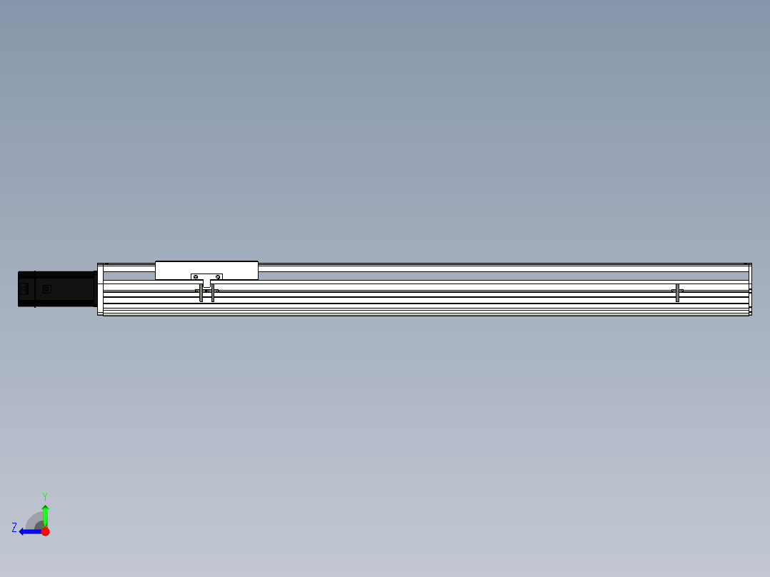 Toyo东佑达直线模组-ETH22-1050-BC-750W+煞車右视图