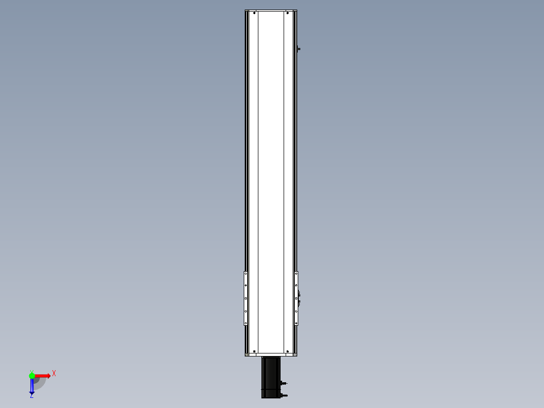 Toyo东佑达直线模组-ETH22-1050-BC-750W+煞車俯视图