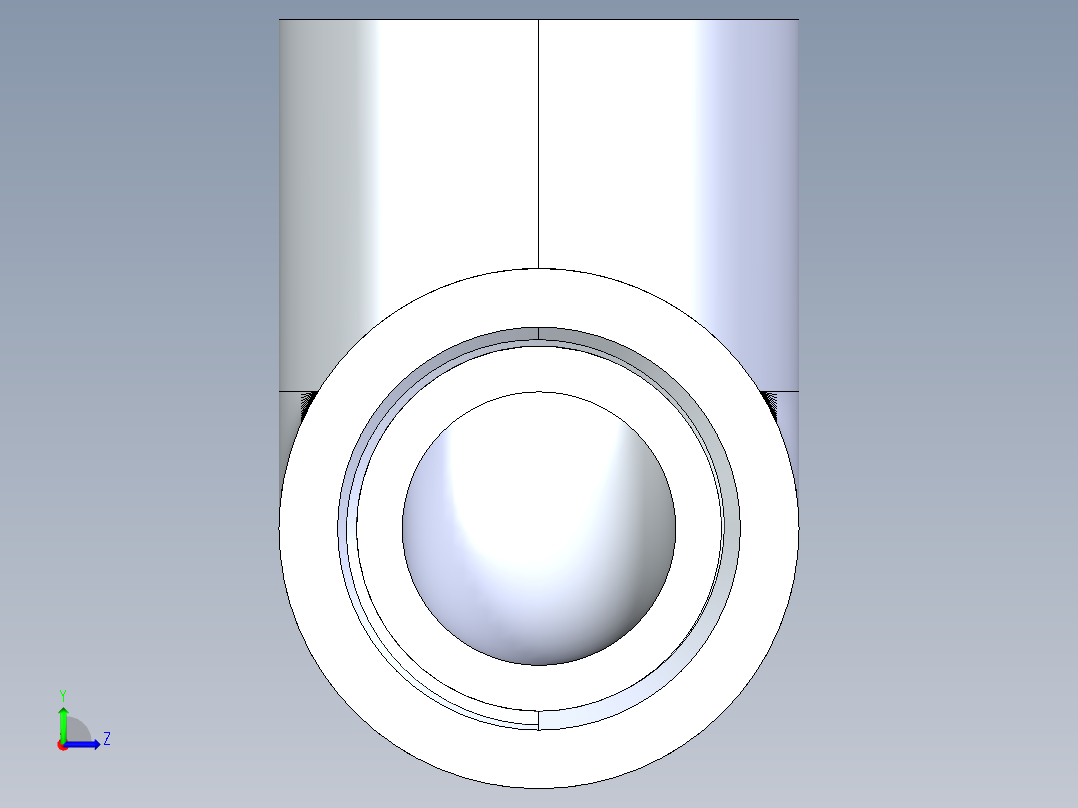 聚氯乙烯配件07-Sch80_90Elbow_FPTxFPT_808-007_0.75in左视图