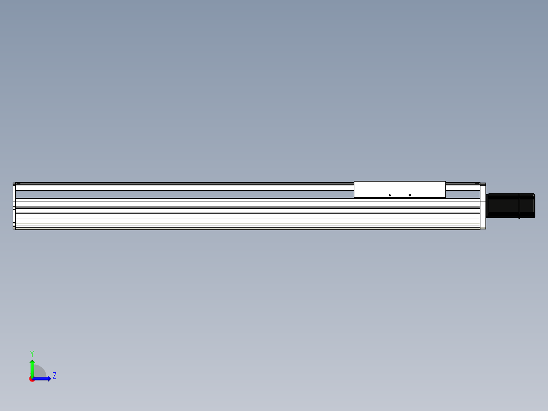 Toyo东佑达直线模组-ETH22-800-BC-400W左视图
