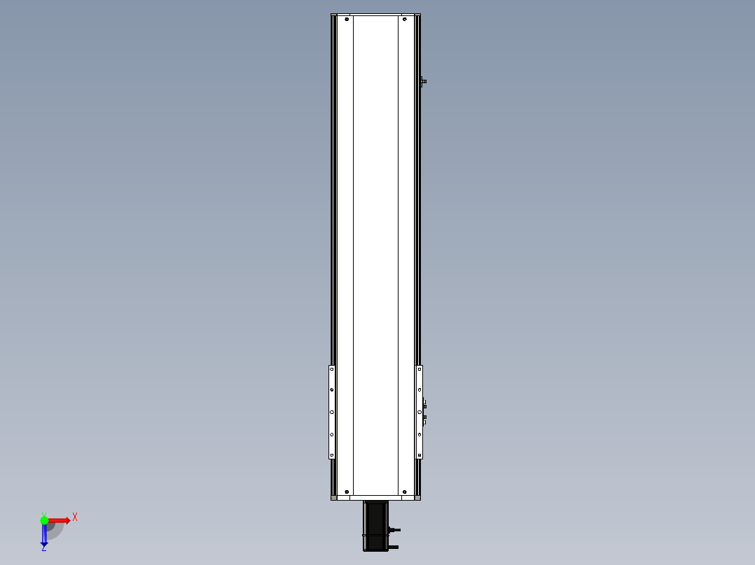 Toyo东佑达直线模组-ETH22-800-BC-400W俯视图