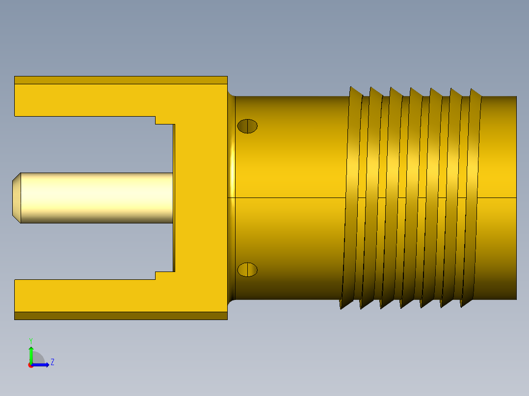SMA接口19左视图