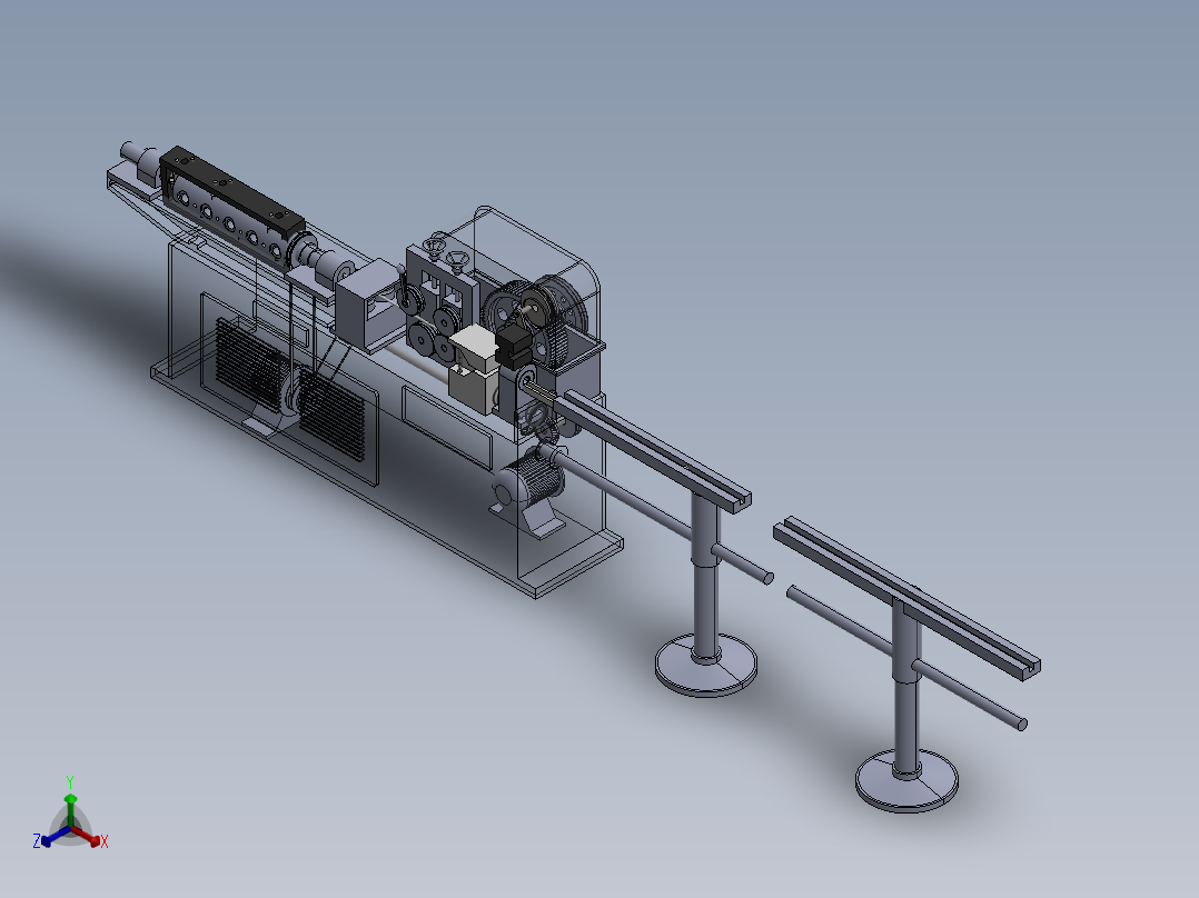 钢筋切断机-2024三维图=1558909==300正等轴测图