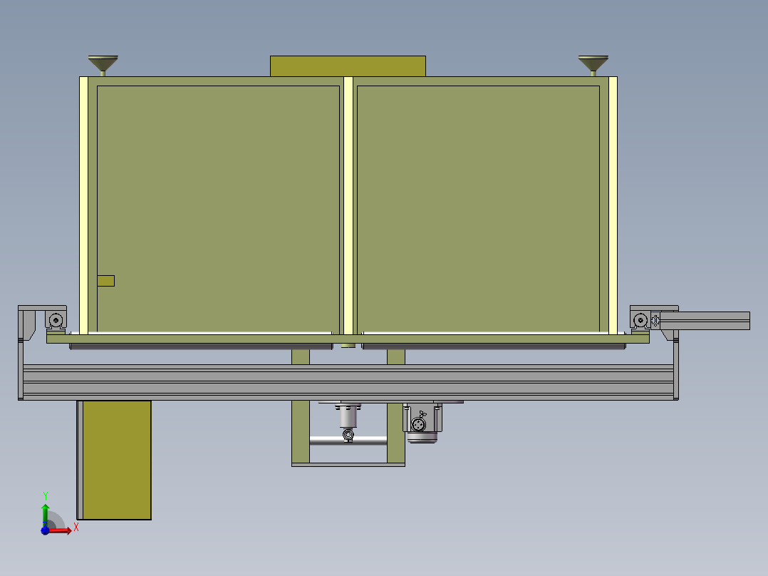 201电热毯发热管摆线自动化设备前视图