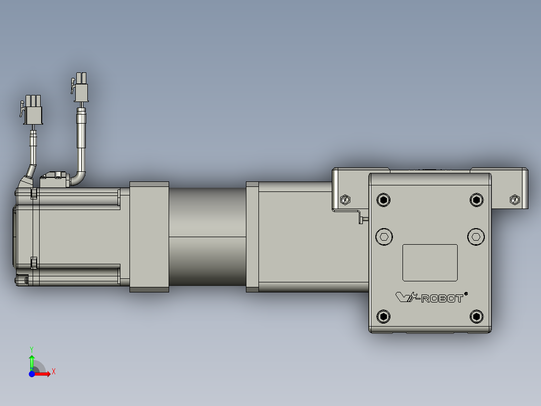 威洛博直线电机模组EB10-L224-S1150-L-ZP75-MS3-5K前视图