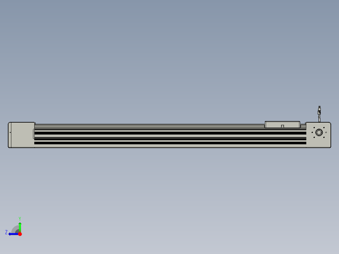 威洛博直线电机模组EB10-L224-S1150-L-ZP75-MS3-5K右视图