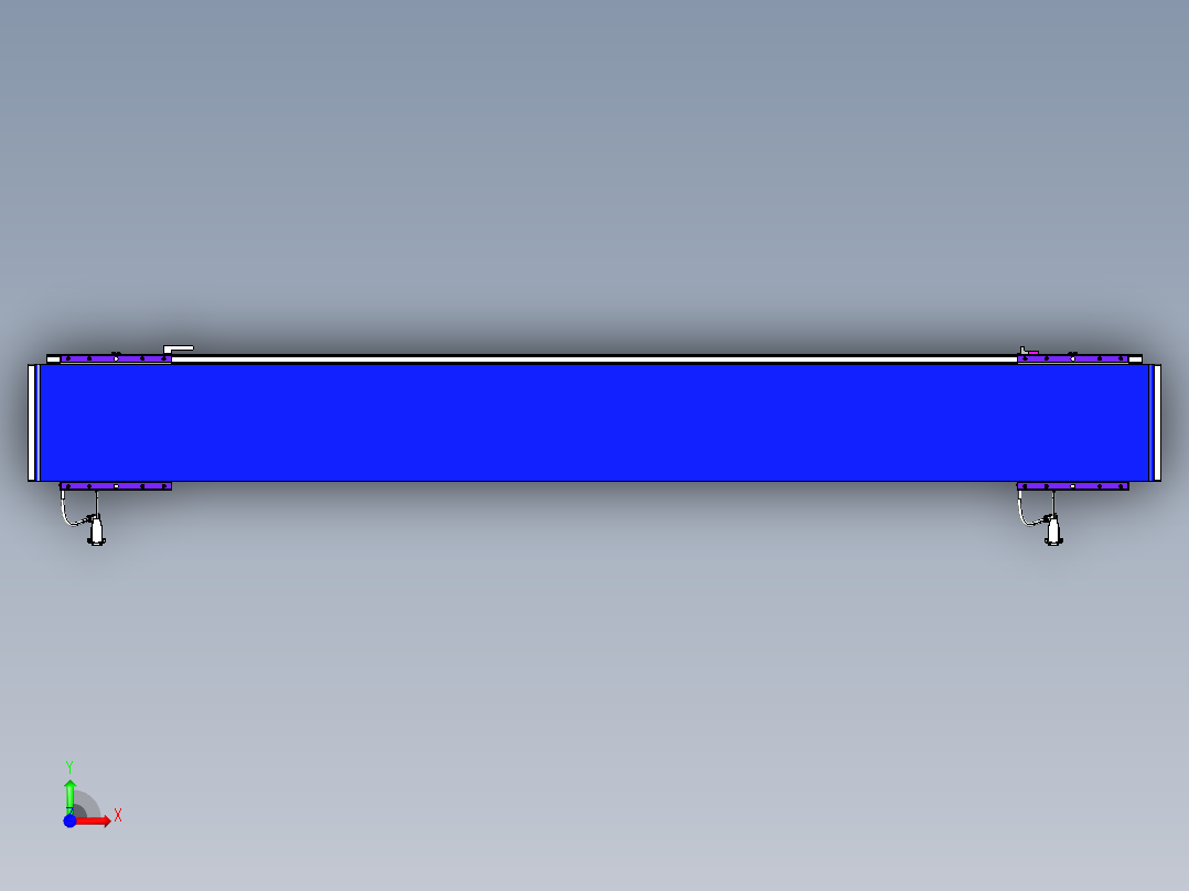 威洛博VL系列直线电机模组-2VL22H3-S1550前视图