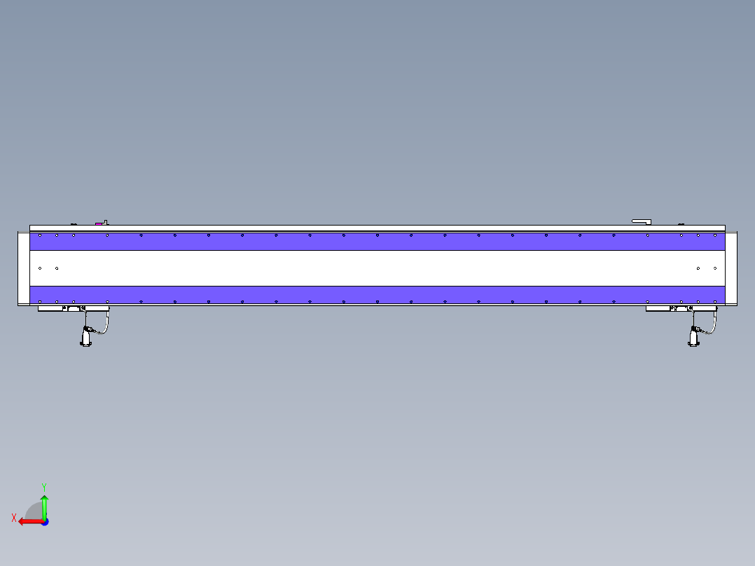威洛博VL系列直线电机模组-2VL22H3-S1550后视图