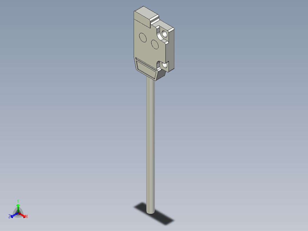 光电_激光传感器LM13-D主视图
