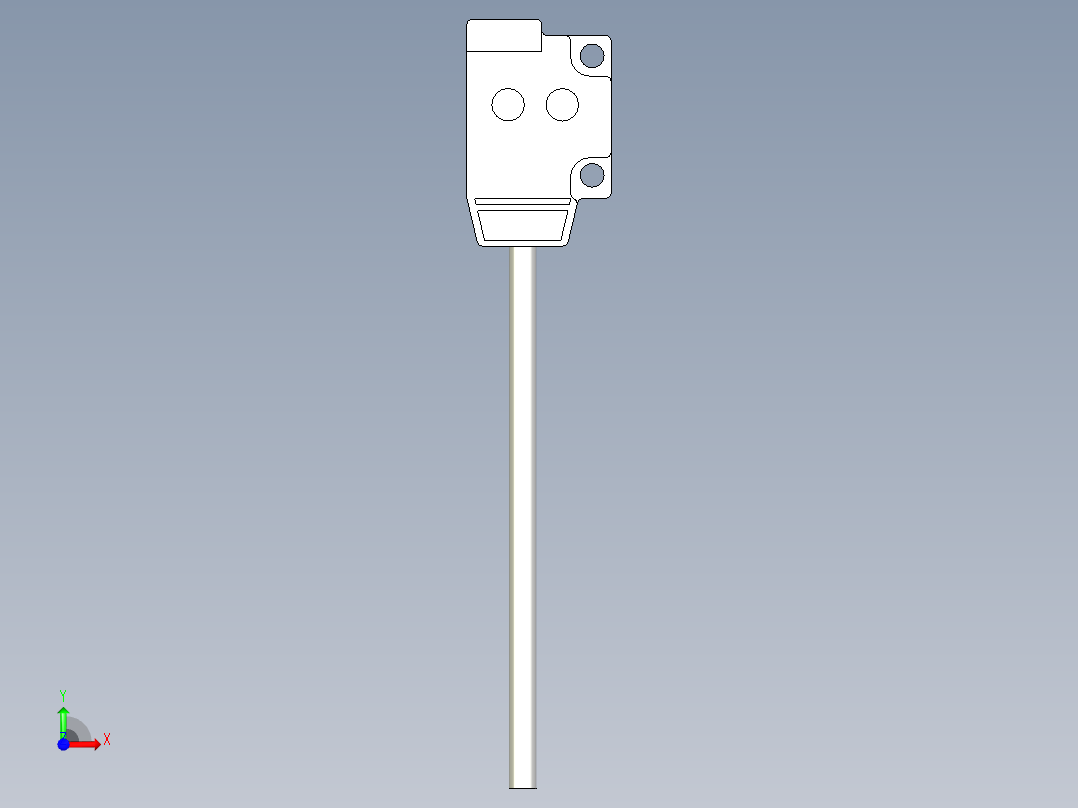 光电_激光传感器LM13-D前视图