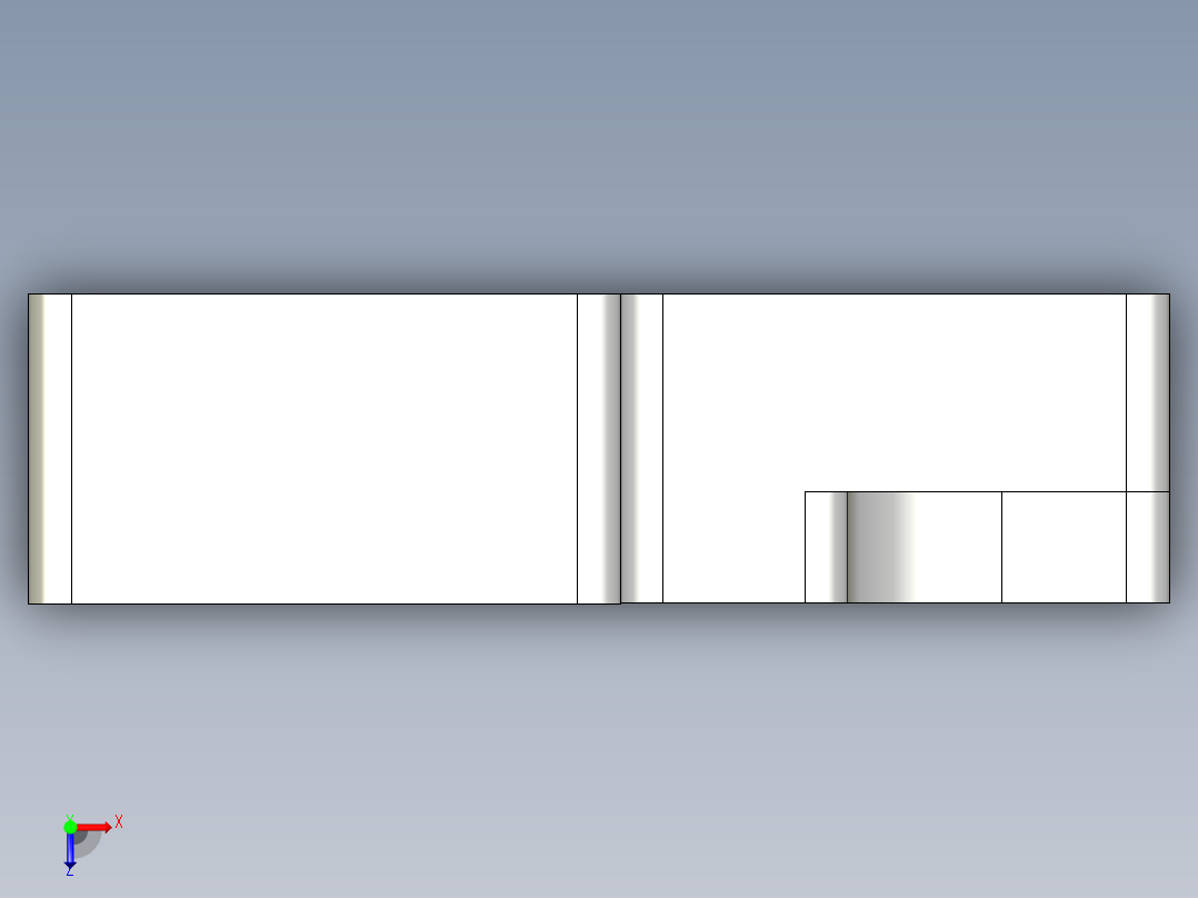 光电_激光传感器LM13-D俯视图