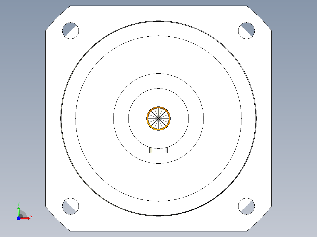 直齿PLX142-L3 22-110-145-M8.stp前视图