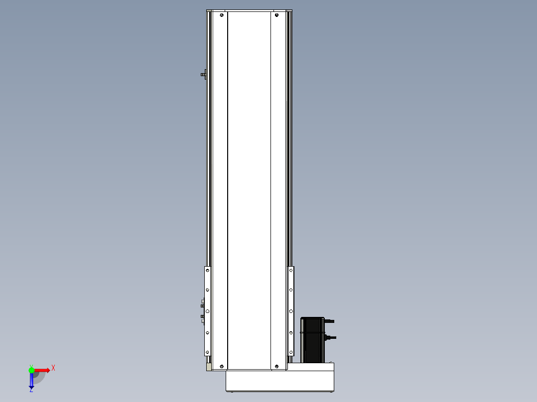 Toyo东佑达直线模组-ETH22-600-BL-400W俯视图
