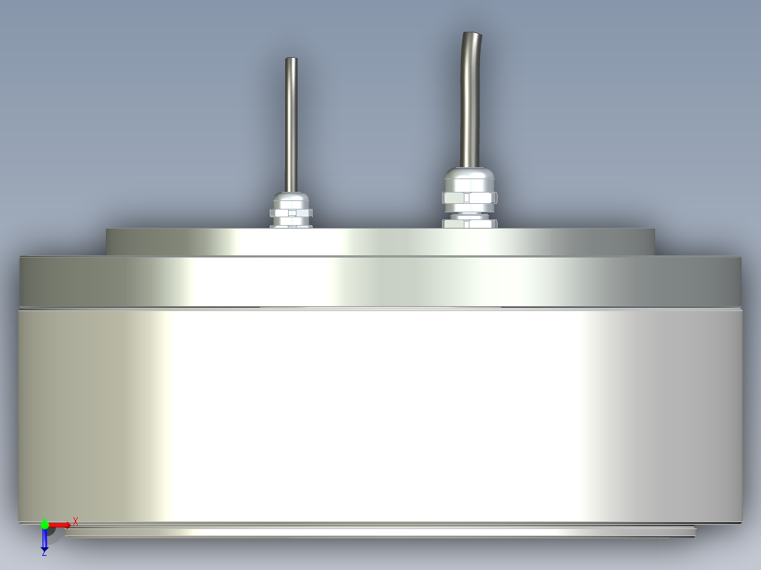 264-080直驱电机俯视图