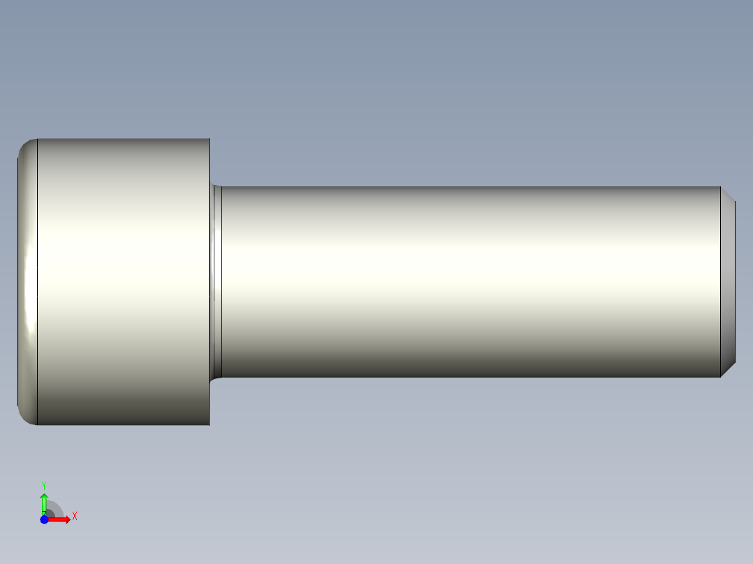 螺钉-DIN_912-M20x55.stp前视图