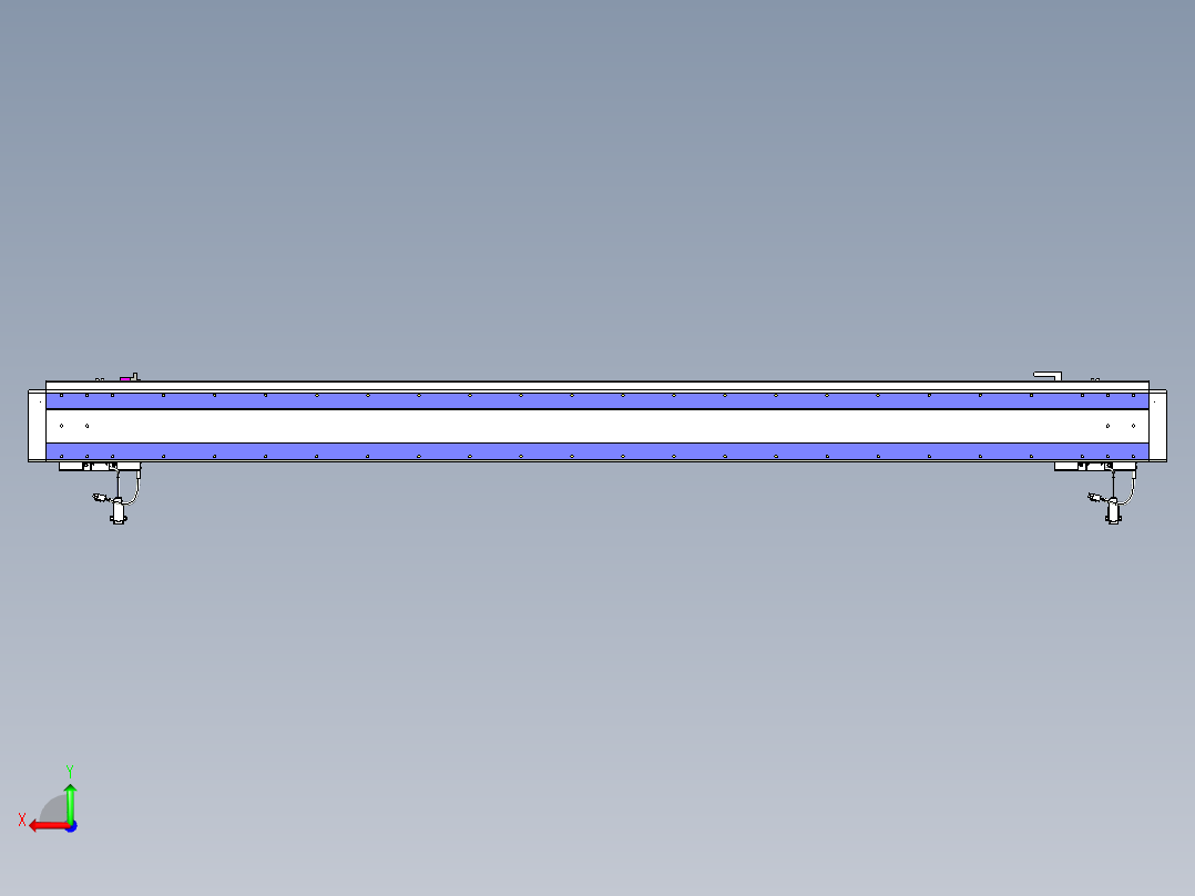 威洛博VL系列直线电机模组-2VL14S2-S1750后视图