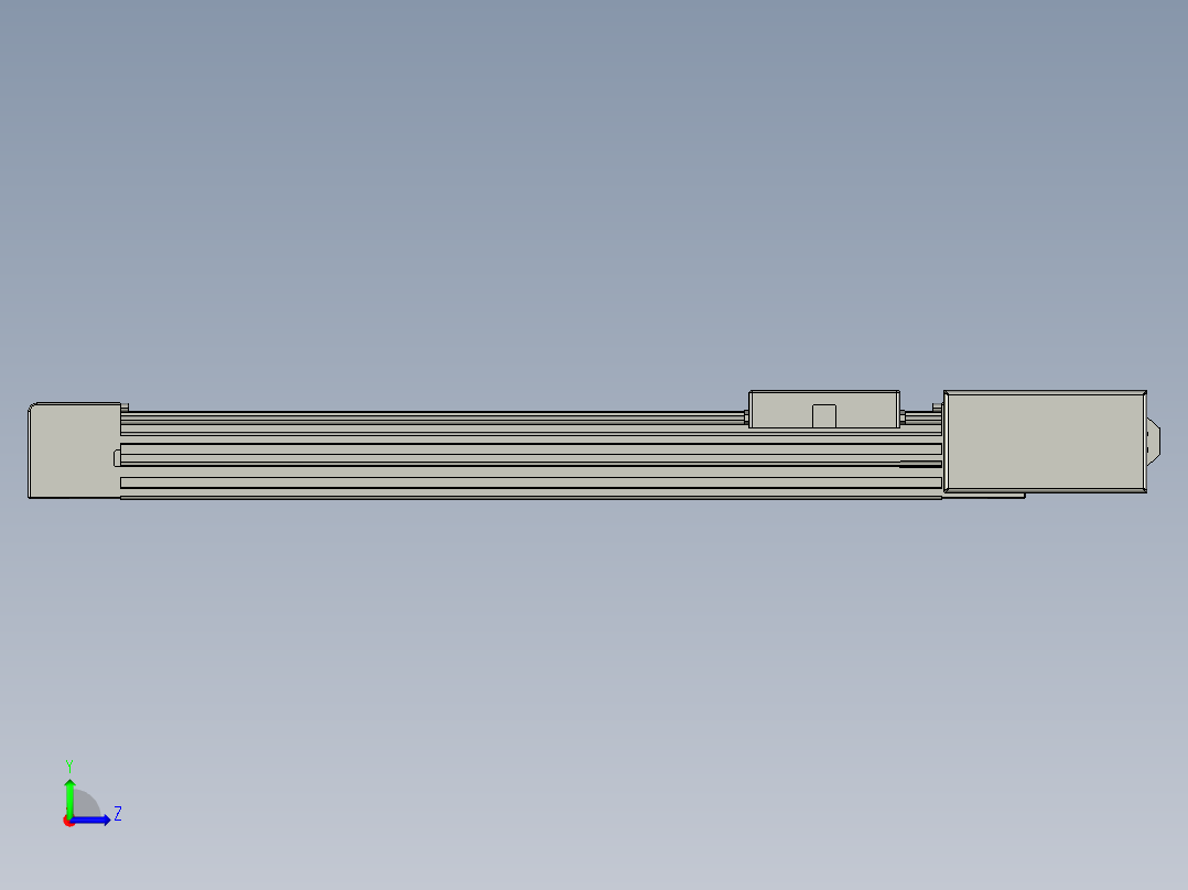 威洛博直线电机模组EB4-L40-S350-BR-57-MS3左视图
