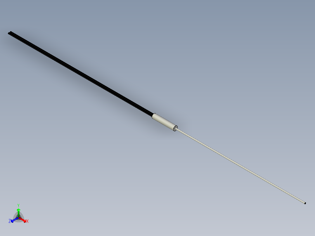 光纤元件漫反射型FR-D311Q-L正等轴测图