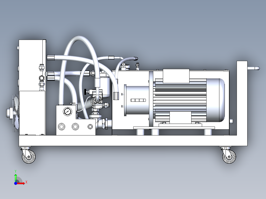 液压动力装置前视图