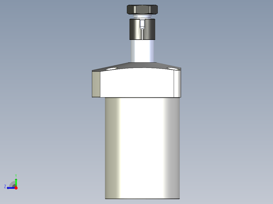 KOSMEKWHE2500-2SR多系列多零件图纸模型右视图