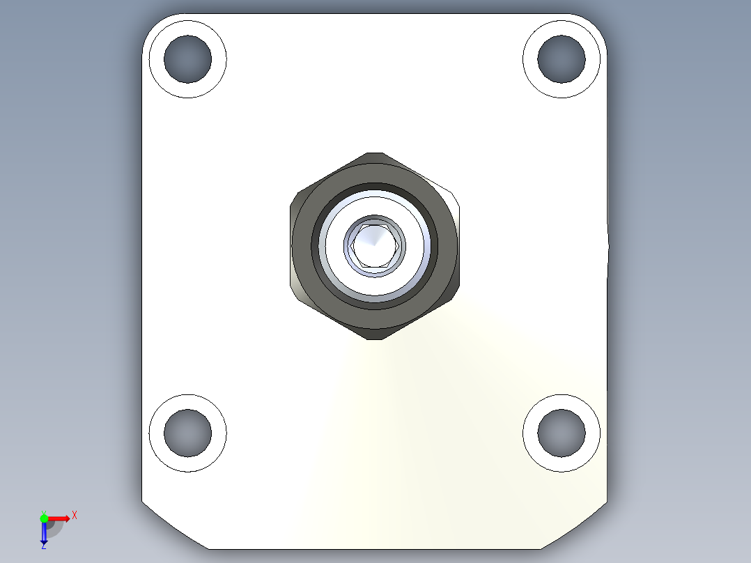 KOSMEKWHE2500-2SR多系列多零件图纸模型俯视图