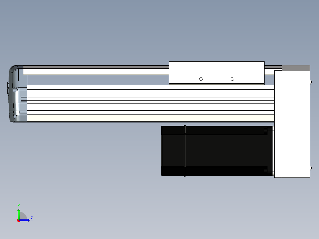 Toyo东佑达直线模组-ETH17-200-BM-M75B左视图