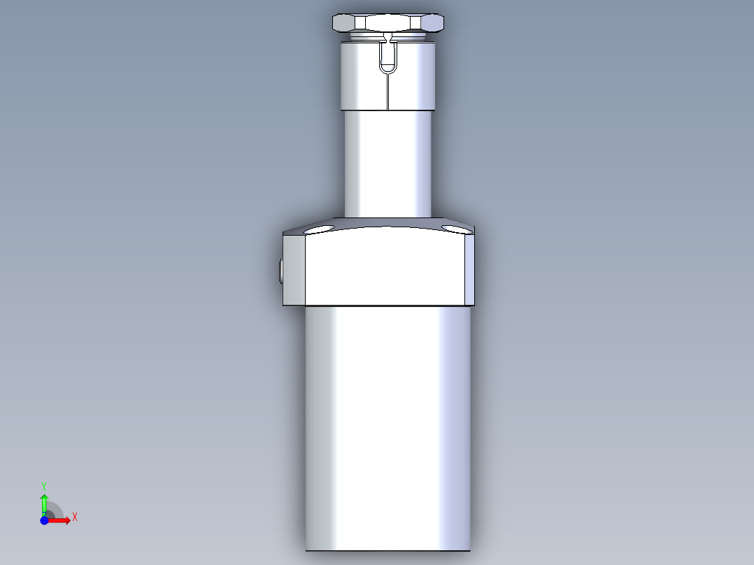KOSMEKLHA1050-GR-Q50多系列多零件图纸模型前视图