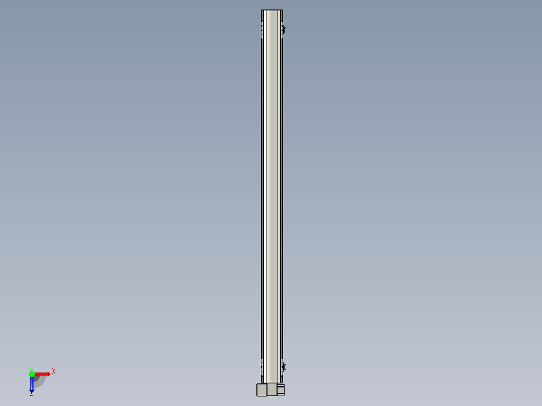 直线模组WG-LHB12-S1850-LD设计图纸俯视图