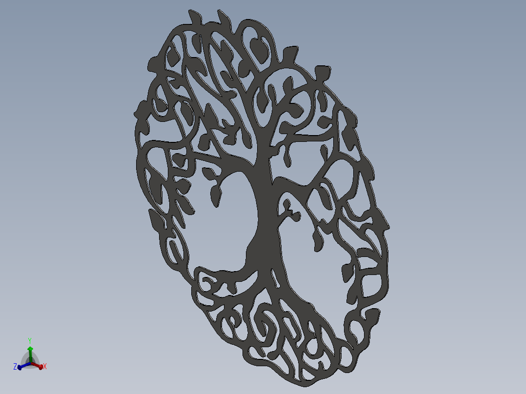 生命之树主视图