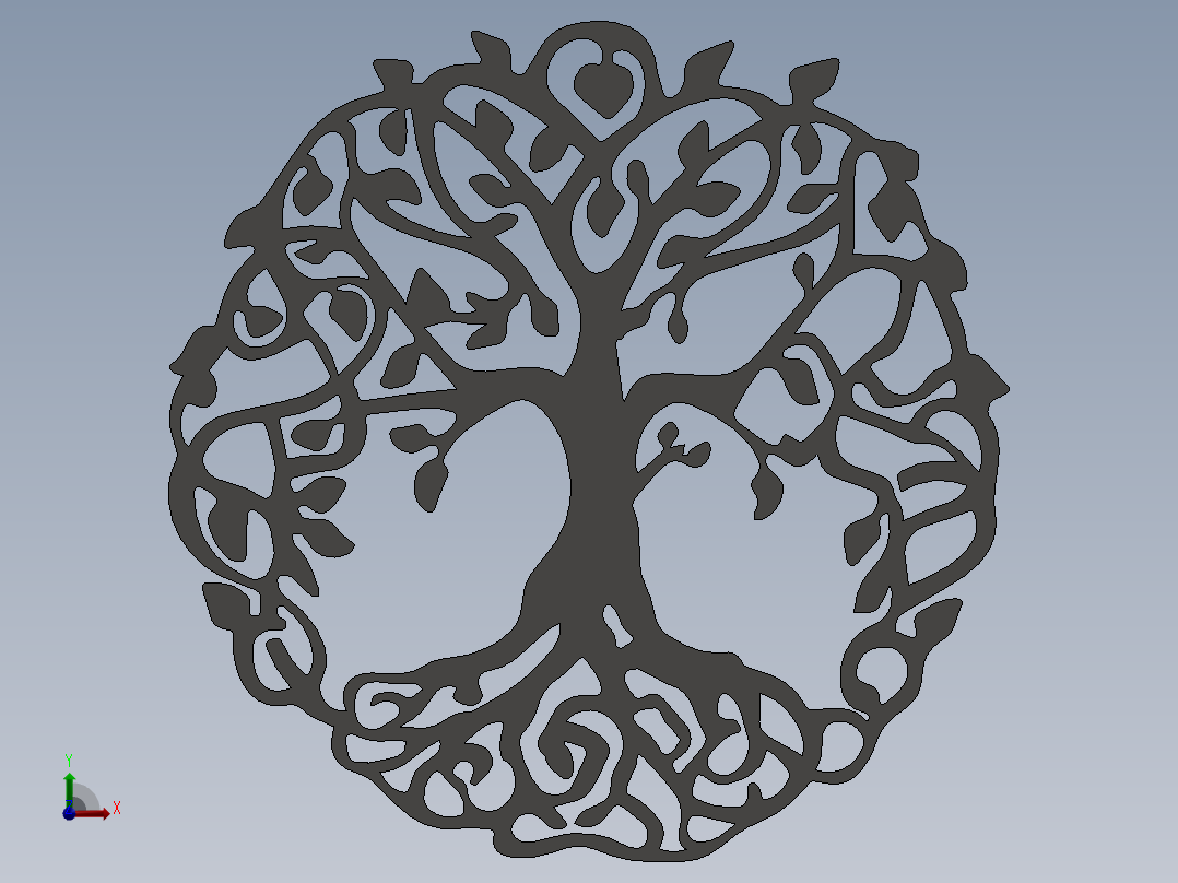 生命之树前视图