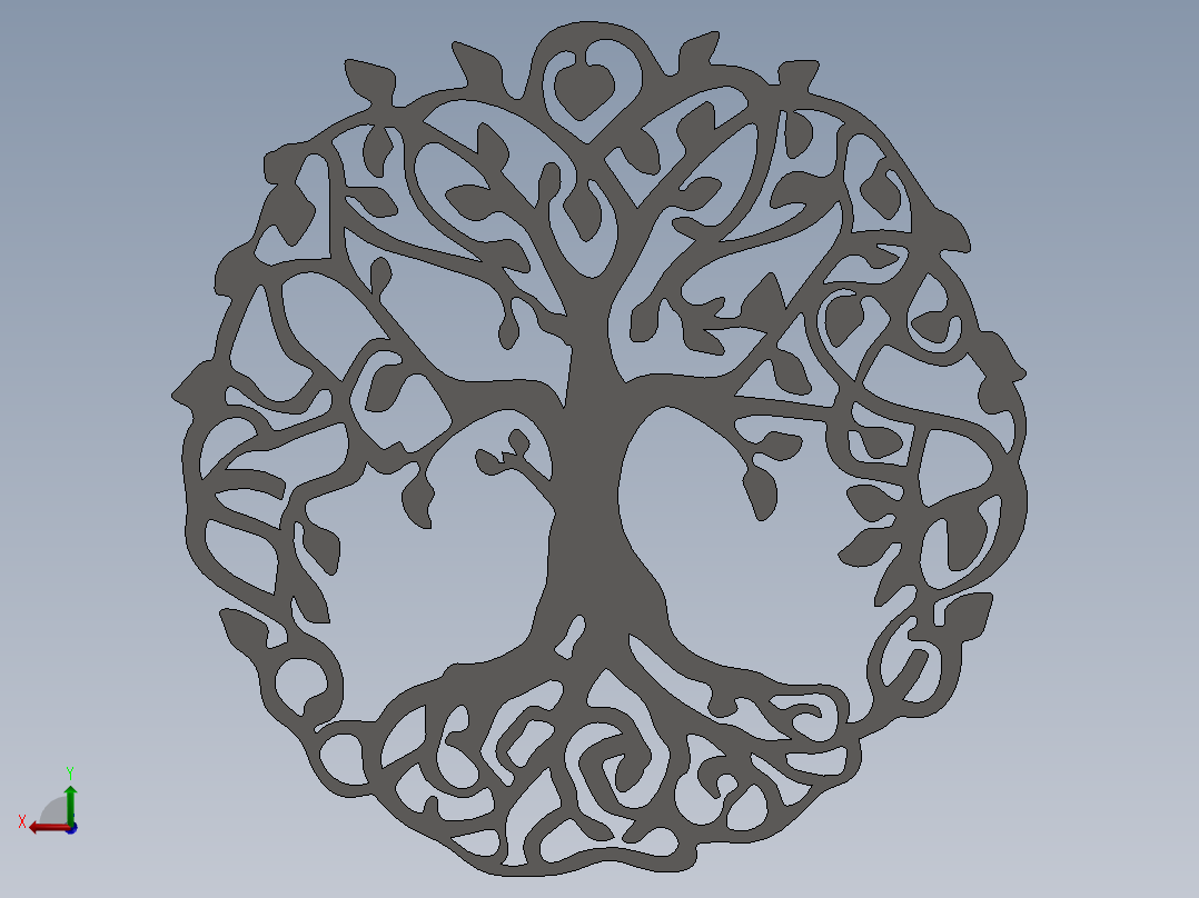 生命之树后视图