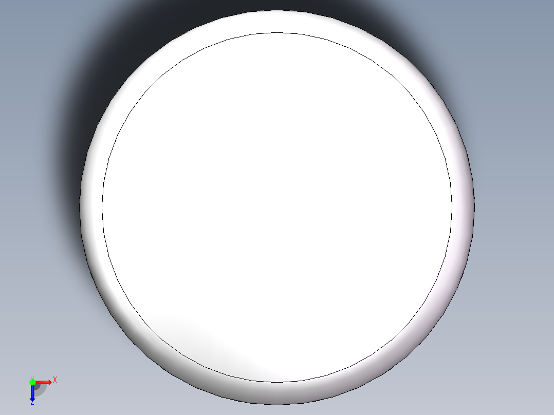 THA碟形封头DN3600俯视图