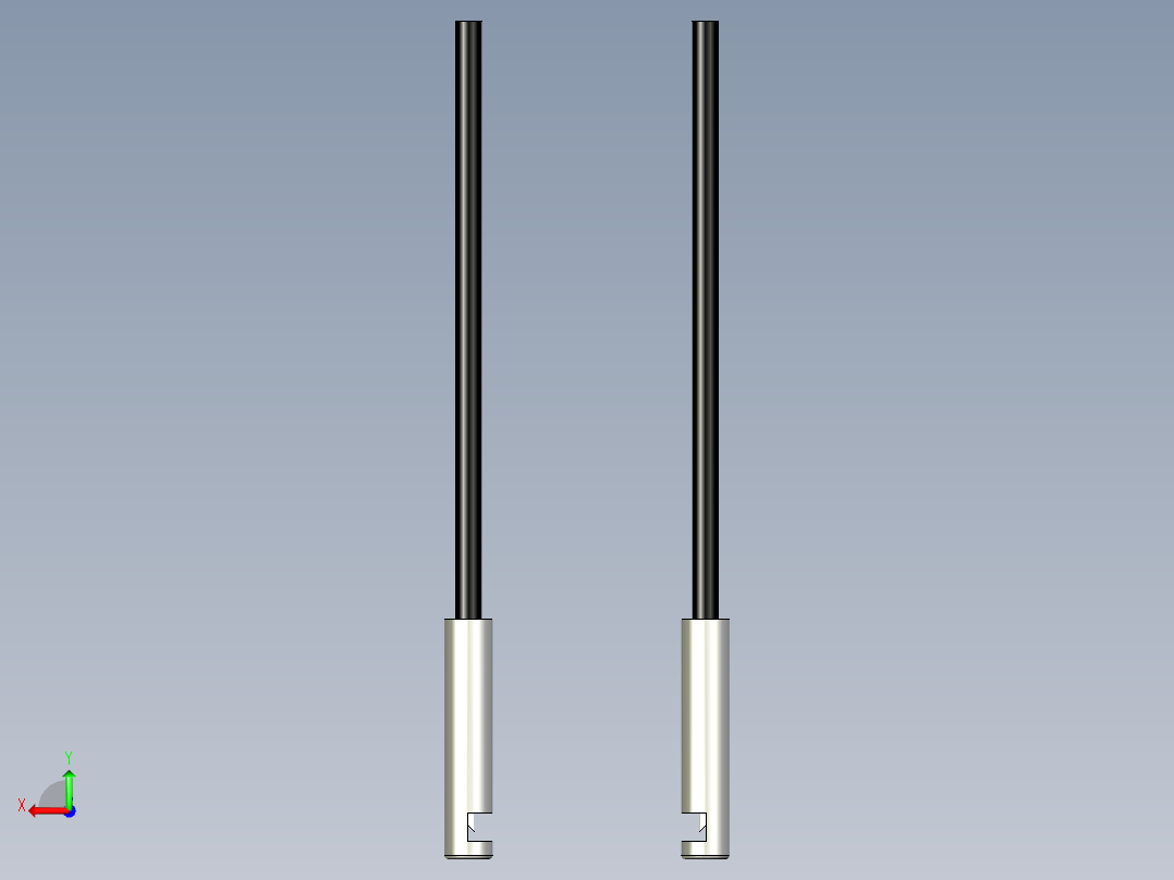 侧视光纤_对射型FT-F410后视图