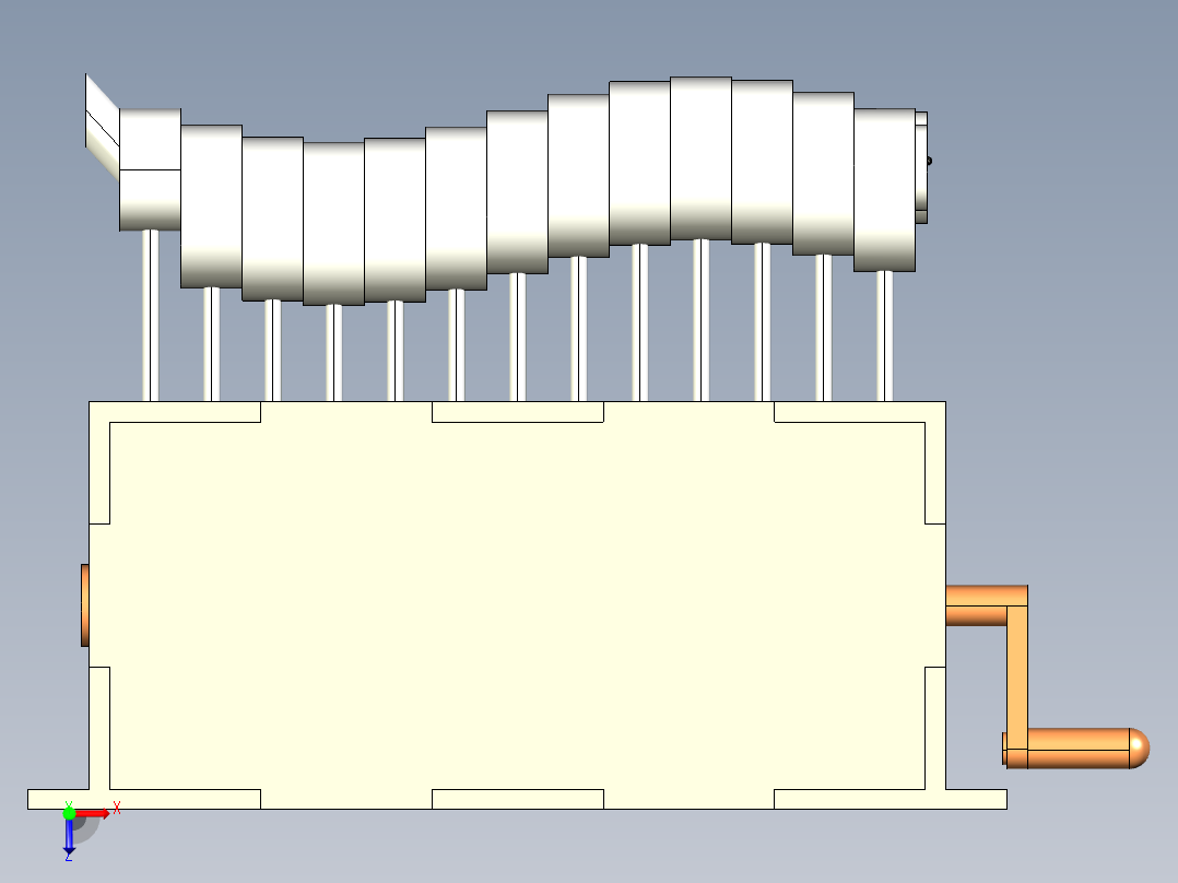 木蛇自动机俯视图