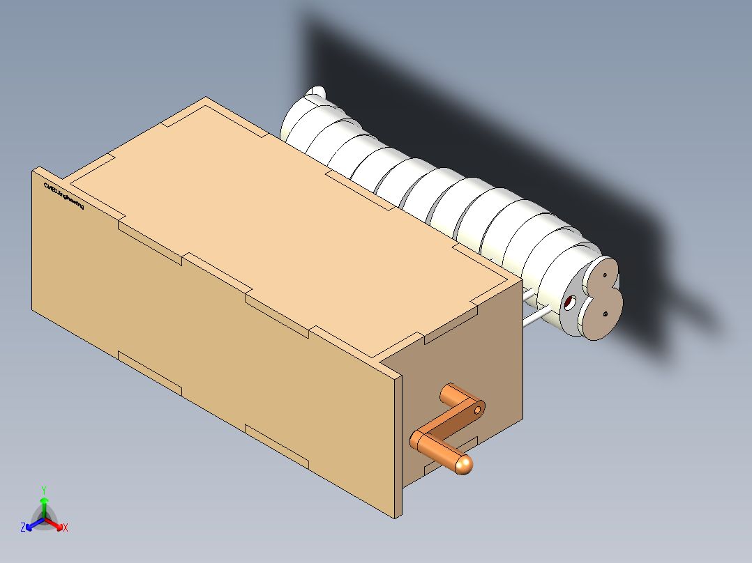 木蛇自动机正等轴测图