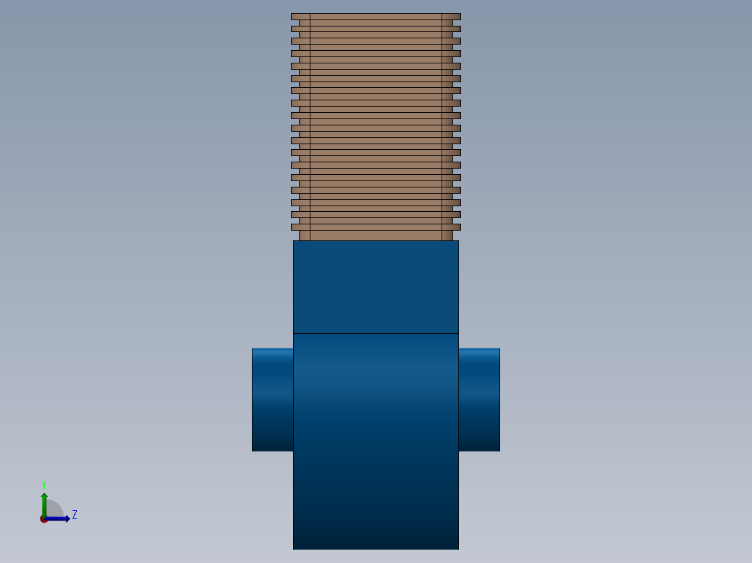 空气压缩机左视图