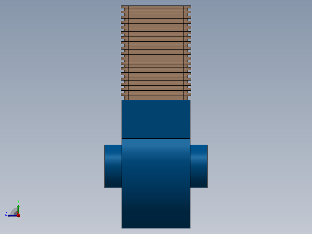空气压缩机右视图