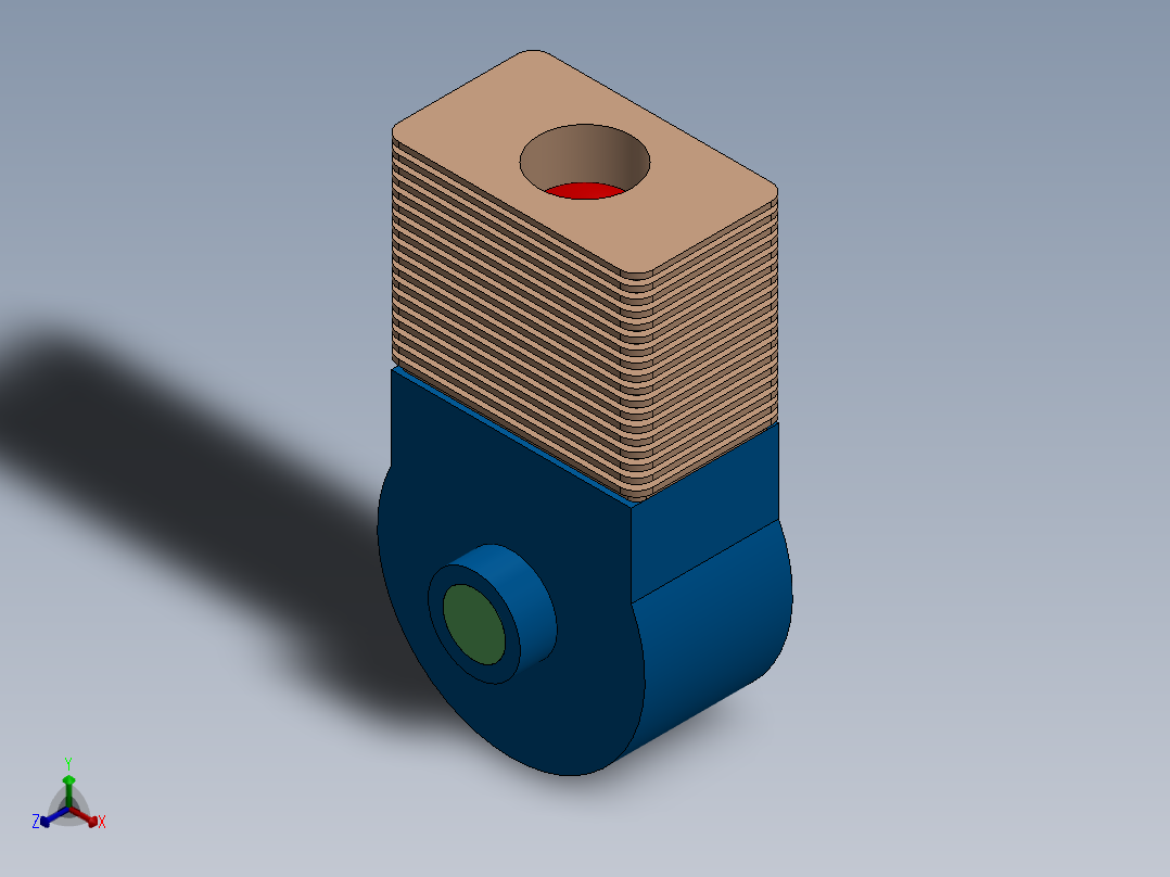 空气压缩机正等轴测图