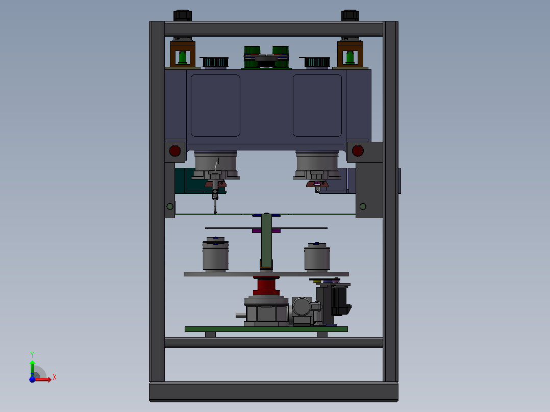 全自动电机绕线机前视图